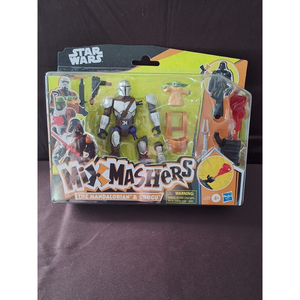 THE MANDALORIAN &‎ GROGU ( 5" ) STAR WARS  MIX MASHERS ACTION FIGURE Brand New